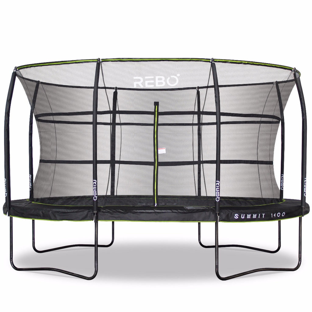 Rebo Summit Oval 10 x 14FT Trampoline and Safety Enclosure